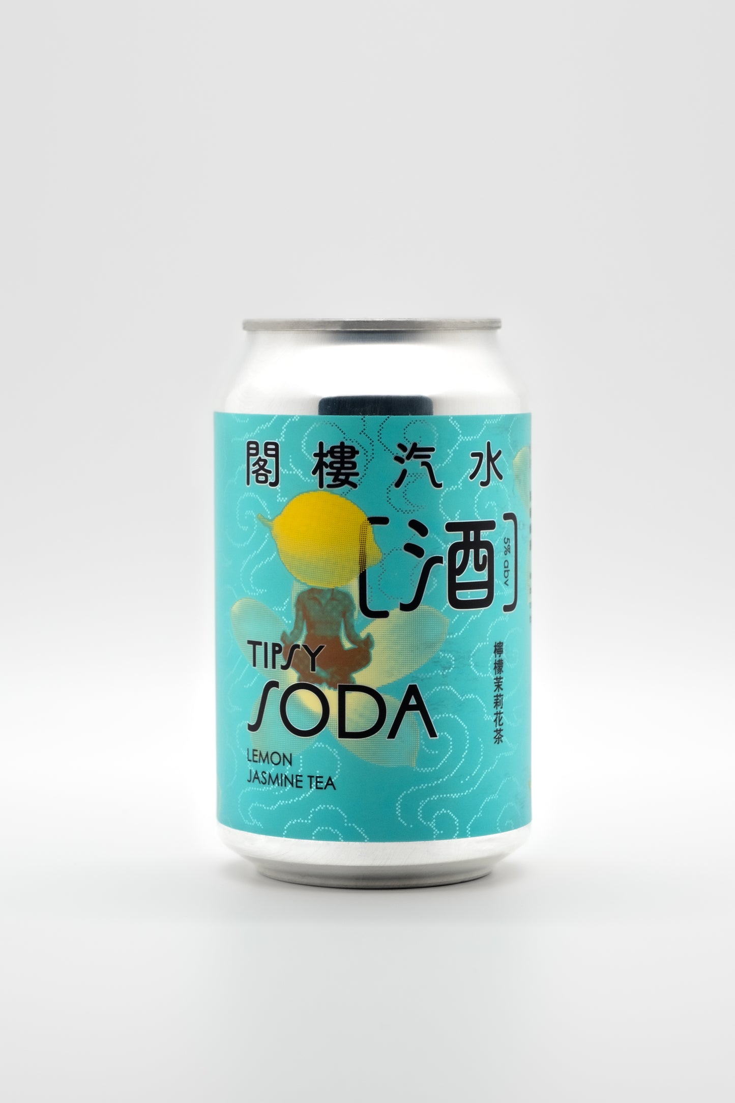 Tipsy Soda - Lemon Jasmine Tea 5% abv (4 cans/6 cans/24 cans)