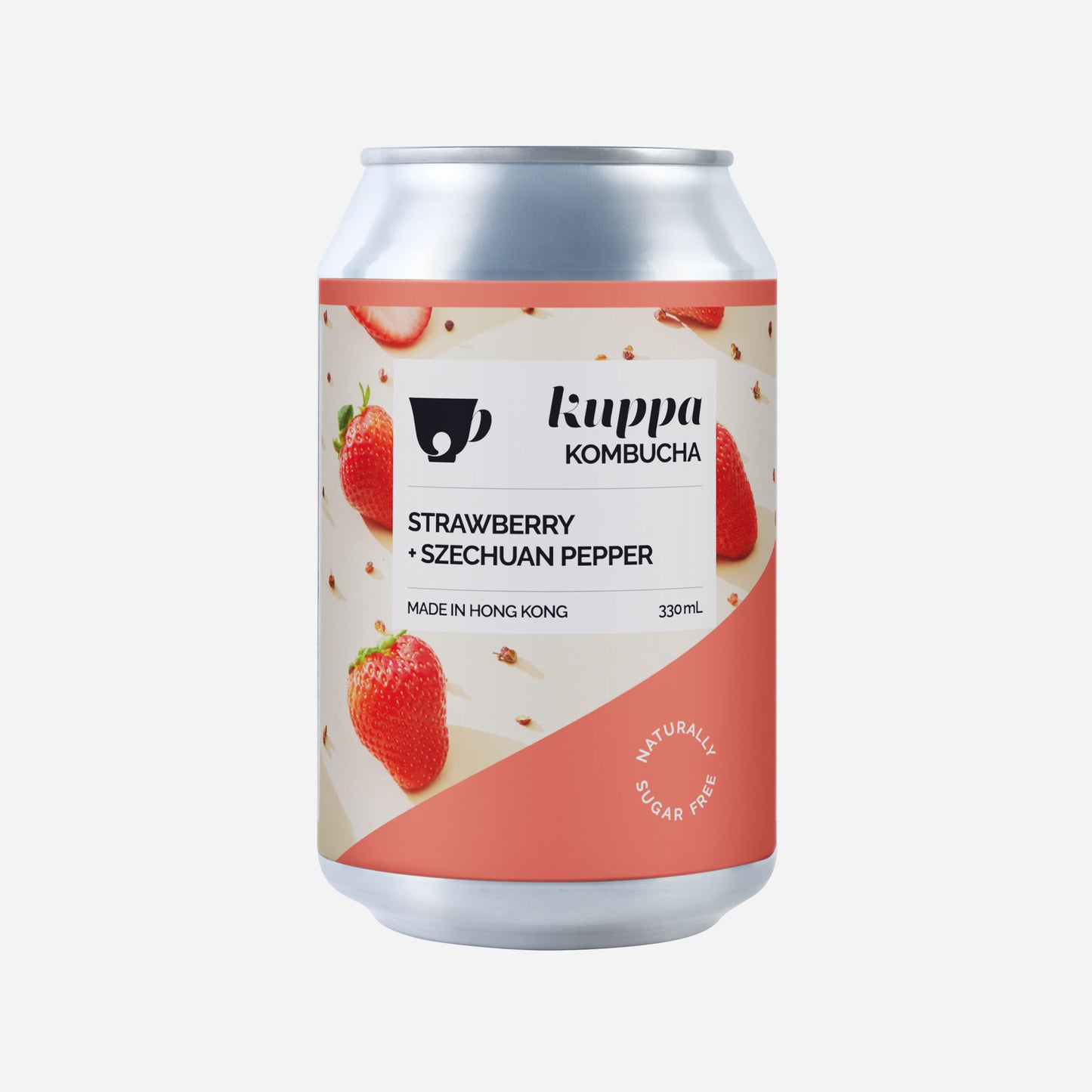 kuppa kombucha strawberry+szechuan pepper