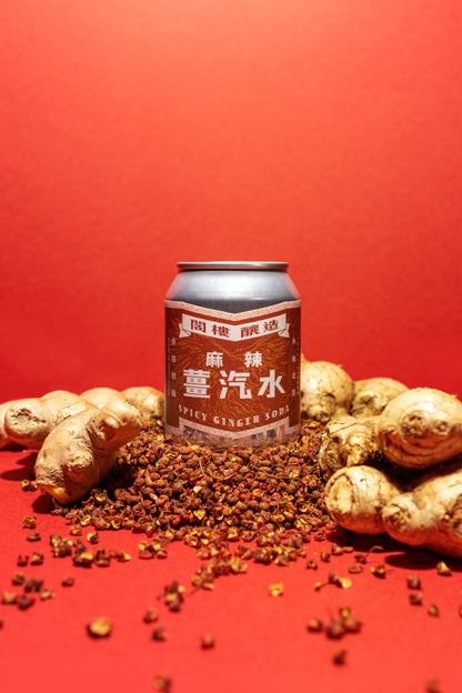 Spicy Ginger Soda (4 cans/6 cans/24 cans)