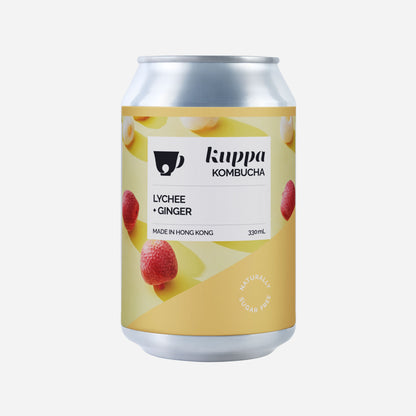 kuppa kombucha lychee+ginger