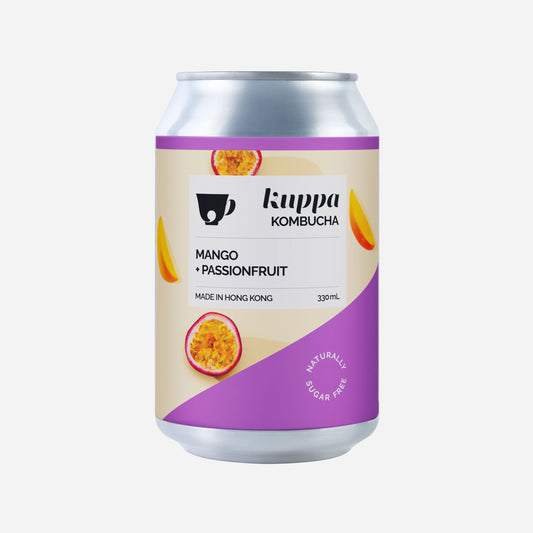 kuppa kombucha mango+passionfruit